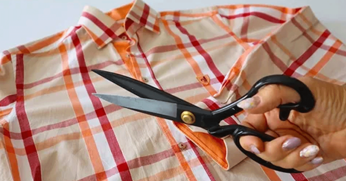 Upcycling koszuli — zdjęcie artykułu